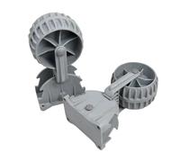 Hzoibyze Inflatable Boat Wheels Pair Inflatable Boat Removable Transom Launch
