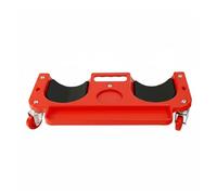 Hzoibyze Kneeling Wheel Workshop Knee Cushion Thick Foam Rolling Kneeler with Tray Organizer for Garage Repair Work Suitable for Mechanics Painting Flooring Projects, Red