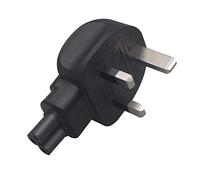 Hzoibyze UK to IEC320 C5 Plug Adapter Socket Converters Stable Transmission UK Plug Male