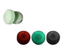Hzomif 14mm Slip-on Pool Cue Tips, 10/30 Pack Leather Replacement Heads | Precision leather cue tips, easy slip-on fit, durable & accurate for all skill levels