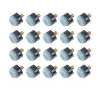Hzomif Pool Cue Tip Replacement 100/200/400pcs Screw-On Billiard Tips | Screw-on design, no glue needed. Durable leather-like tips enhance ball control and strike precision.