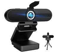 HZQDLN 4K Webcam with Microphone, 8MP Laptop PC Desktop Computer Web Camera, USB Webcams for Video Calling Recording Streaming Video Conference, Webcam with Tripod，Privacy Shutter