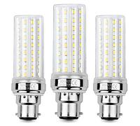 HZSANUE LED Corn Bulbs 20W, 150W Incandescent Bulbs Equivalent, 2300Lm, 3000K Warm White, B22 Bayonet Cap, Pack of 3