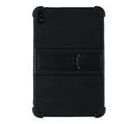 HZSANXIN Silicone Case for Nokia T20 10.4 Inch Tablet Soft Stand Cover Shockproof Anti Crack Case Protective Shell Holder (Black)