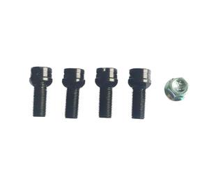 HZSMYXGS Car Wheel Bolts Compatible with VW for BORA 1998 1999 2000 2001 2002 2003 2004 2005 for FOX 2005-2011 M14*1.5 Lock Wheel Bolts Tip Screws + Wrench