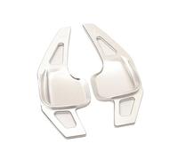 HZSMYXGS Shift Paddles Compatible with X2 X4 2013-2017 Aluminum Shift Paddle Steering Wheel Shift Paddle Shifter Extension(Silver)