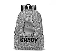 Hzsyc Boys Forsaken Gubby Backpack Kids Funny Cute Rabbit Gubby Large Capacity Laptop Backpack Travel Backpacks (C34,17in)