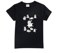 Hzsyc Boys Forsaken Gubby T-Shirts Kids Funny Cute Rabbit Gubby Pullover Shirt (Black,9-10years)