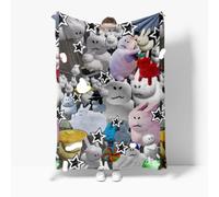 Hzsyc Kids Forsaken Gubby Blanket Boys Funny Cute Rabbit Gubby Throws Blanket - Soft Lightweight Plush Cozy (C03,L: 50in x 80in)