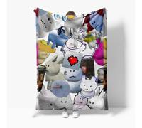 Hzsyc Kids Forsaken Gubby Blanket Boys Funny Cute Rabbit Gubby Throws Blanket - Soft Lightweight Plush Cozy (C02,S: 51in x 60in)