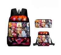 Hzsyc Kids Shadow Milk Cookie Backpack Shoulder Bag Pencil Case 3PCS Set -The Best Gift for Shadow Milk Cookie Fans (C11,3PCS)