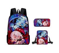 Hzsyc Kids Shadow Milk Cookie Backpack Shoulder Bag Pencil Case 3PCS Set -The Best Gift for Shadow Milk Cookie Fans (C12,3PCS)