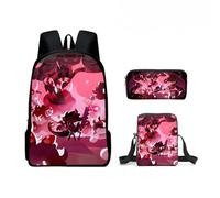 Hzsyc Kids Shadow Milk Cookie Backpack Shoulder Bag Pencil Case 3PCS Set -The Best Gift for Shadow Milk Cookie Fans (C20,3PCS)