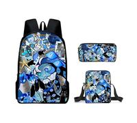 Hzsyc Kids Shadow Milk Cookie Backpack Shoulder Bag Pencil Case 3PCS Set -The Best Gift for Shadow Milk Cookie Fans (C07,16in/3pcs)