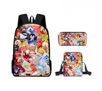 Hzsyc Kids Shadow Milk Cookie Backpack Shoulder Bag Pencil Case 3PCS Set -The Best Gift for Shadow Milk Cookie Fans (C17,3PCS)