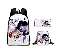 Hzsyc Kids Shadow Milk Cookie Backpack Shoulder Bag Pencil Case 3PCS Set -The Best Gift for Shadow Milk Cookie Fans (C16,3PCS)