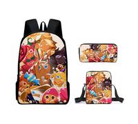 Hzsyc Kids Shadow Milk Cookie Backpack Shoulder Bag Pencil Case 3PCS Set -The Best Gift for Shadow Milk Cookie Fans (C10,16in/3pcs)