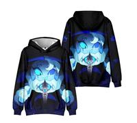 Hzsyc Kids Shadow Milk Cookie Character Group Hoody Boys Shadow Milk Cookie 3D Figure Sweatshirt for Fans Gift (A,13-14years)