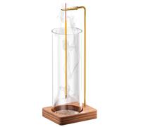 HzTinT Incense Holder for Sticks, Insence-Stick Holder, Anti-Ash Flying No Mess Incense Burner, Incense Stick Holder with Glass Ash Catcher, for Yoga Spa Meditation Home Decor(1 Pack)