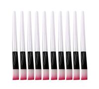 Hztuang 10 pcs Pink brush White Bar Mask Brush Skin Care Makeup Tools