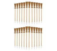 Hztuang 24 Pcs Witch Broom Pencils for Halloween Broomstick Ballpoint Pencils Halloween Favors Witch Broom Prop Writing