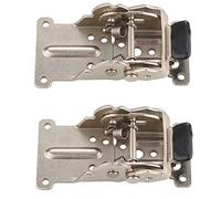 Hztuang 2PCS 0-90-180 Degree Self-Locking Folding Hinge Table Legs Silver Folding Furniture Hardware Cabinet Hinge