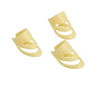 Hztuang 3 Pcs Guitar Picks Electric Acoustic Guitar Ukulele Index Finger Picks Pick Guitar Stringed Instrument Part Accessories M