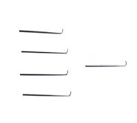 Hztuang 5 Pieces Hair Extension Hook for Wig, Ventilation Needle for Making Wigs, Crochet Hook Tools, Lace Wig Repair, Hook Needle