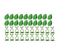 Hztuang 80 Pieces Wall Fixing Clips for Climbing Plants Fixer for Plants, Vines, Garden, Green Leaf, Plant Wall Clips, Vine Holder for Wall Decoration