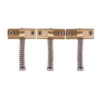 Hztuang Brass Saddle Set with Offset Bridge for Guitar Saddle Bridge Style 10.8mm for Electric Guitar Part TL 6 String Style (3 Pieces)