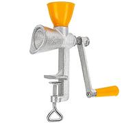 Hztuang Hand Grinder Cast Iron Manual Poppy Seed Grinder Small Grain Grinder with Plastic Hopper