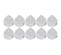 Hztyyier 10Pcs 30mm Clear Crystal Ball Chandelier Lamp Lighting Drops Pendants Balls Prisms Hanging Glass Prisms Parts Suncatcher Home Decor Crafts Handcraft Materials