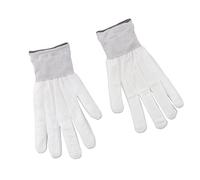 Hztyyier 2pcs Skeleton Design LED Glow Gloves for Dance Party - Suitable for Funny Halloween, Christmas - Durable Fabric Material (#11)