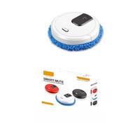 Hztyyier 3 In1 Intelligent Mopping Machine, ABS Material, Quiet, Smart Automatic Sweeping Machine for Indoor Use, Ideal for Various Floors (Black-spray sweeping machine)