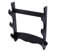 Hztyyier 3 Layer Sword Holder, Wall Mount Samurai Sword Display Stand, Assembly Bracket Hanger for Katana Wakizashi Tanto