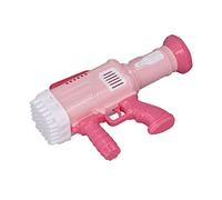 Hztyyier 45 Hole Bubble Machine Stylish Fun Bubble Blower Outdoor Toy for Kids 3 Above Years Old-Colorful Electronic Item (Pink)
