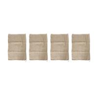Hztyyier 4PCS Reusable Burlap Bags,Jute Storage Sacks Potato Onion Bags for Food Storage Outdoor Lawn Games Family Parties