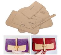 Hztyyier Acrylic Template for Bag Making - Clear Leather Pattern Stencil for DIY Handmade Craft (AAB-381)