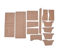 Hztyyier Acrylic Template for Wallet DIY, Clear Purse Pattern Stencil, International Standard Design, Protective Paper Masked