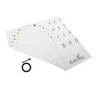 Hztyyier Baby Photo Flannel Blanket - Adorable Infant Growth Chart Blanket - Versatile and Non- Material Friends and Family Ideal for Photography, Sleeping (Cat Numbers)
