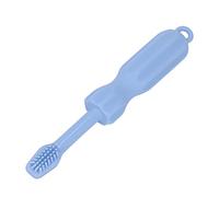 Hztyyier Baby Teeth Toys Silicone Molar Toothbrush Super Soft Easy to Clean, Ideal for The Baby Health of The (Blue)