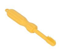 Hztyyier Baby Teeth Toys Silicone Molar Toothbrush Super Soft Easy to Clean, Ideal for The Baby Health of The (Yellow)