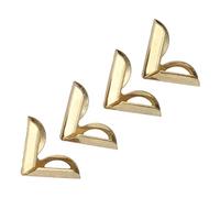 Hztyyier Book Photo Album Yellow Metal Corner Protectors 100 Pieces Decorative Retro Design