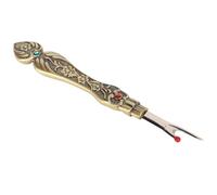 Hztyyier Bronze Zinclegen Seams Seam Flipper with a Red Dot to Protect The Fabric, Strong Stick Sticker for Most Age -Safe Staff