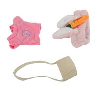 Hztyyier Cartoon Stuffed Duck Clothing Plush Duck Clothing for Kids - 3 Piece Set, Cute Toy Clothes (Type F)