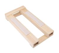 Hztyyier Cat Mating Bench, Pine Wood Cat Scratching Board with Pedal for Comfortable Standing, 21.7 x 10.8 x 3.1in for Indoor Cats Breeding (Pad Style)
