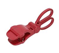 Hztyyier Cherry Pitter, Double Opening Cherry Remover Tool with Detachable Key for Kitchen Cake Shop Home Baking (Red)