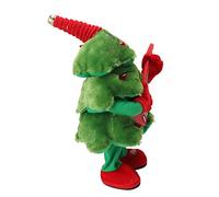 Hztyyier Christmas Tree Electric Singing Dancing Plush Toy, Cute Shape with 8 Songs Continuous Play Function for Tables, Sofas, Beds, and Cars (Guitar Christmas Tree)