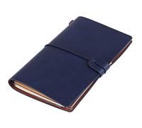 Hztyyier Classic Travel Notebook, Compact Writing Journal, Refillable Notepad for On-the-go Notes