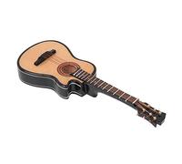 Hztyyier Classical Guitar Model Exquisite Craftsmanship Miniature Wooden Guitar for Music Room Decoration Gifts (16cm)